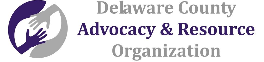 Logo for Delaware County Advocacy and Resource Organization.